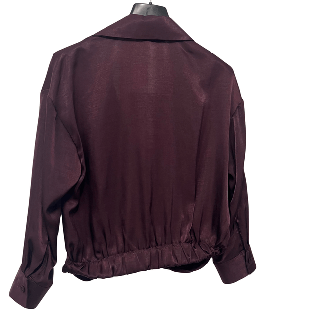 CAMICIA BUBBLE BORDEAUX