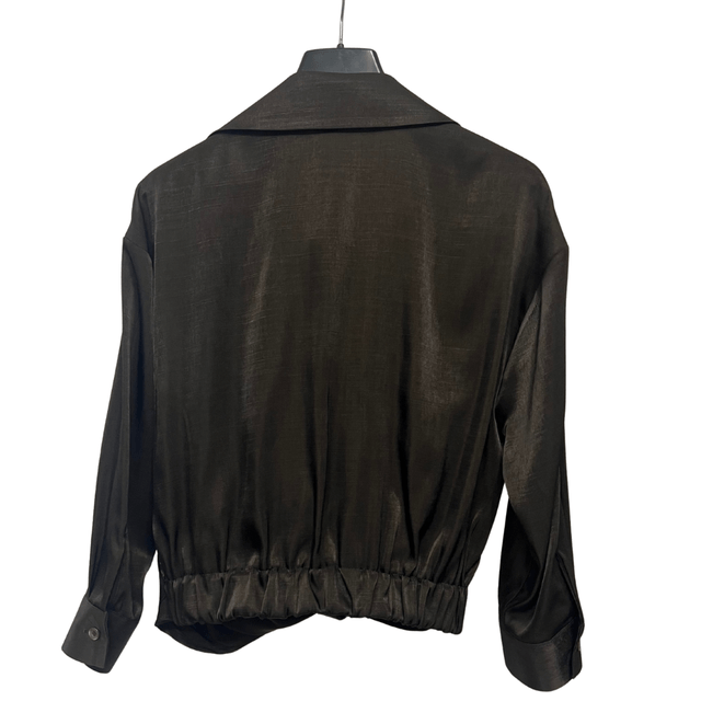 CAMICIA BUBBLE MARRONE