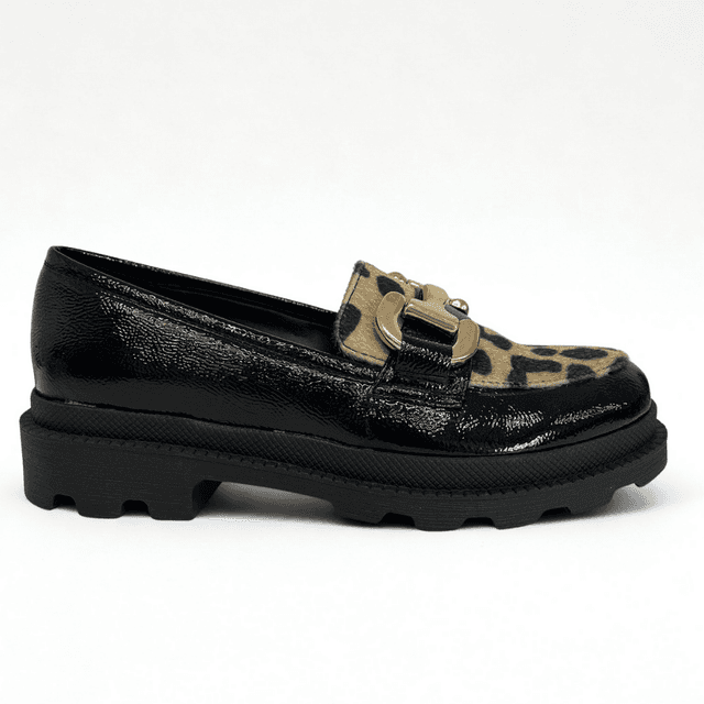 3453/FC CRISTAL NERO/LEOPARDO BEIGE T.10